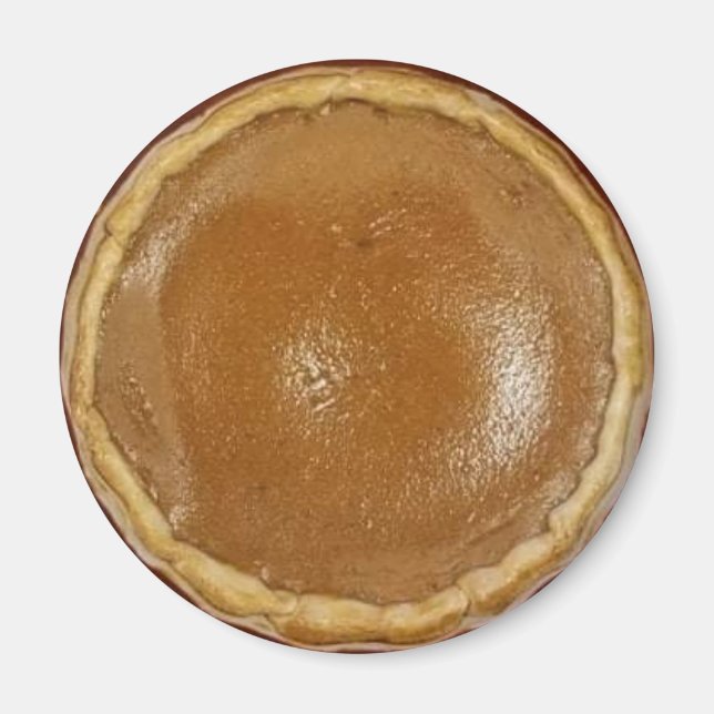 Pumpkin Pie Food Photo Magnet (Front)