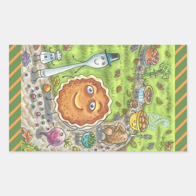 PUMPKIN PIE & FRIENDS THANKSGIVING PARADE STICKERS (Front)