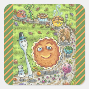 PUMPKIN PIE & FRIENDS THANKSGIVING PARADE STICKERS