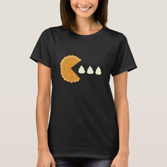 Pumpkin Pie Gamer Thanksgiving T-Shirt (Front)