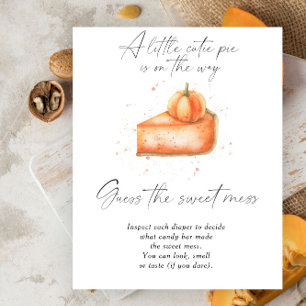Pumpkin pie - guess the sweet mess poster