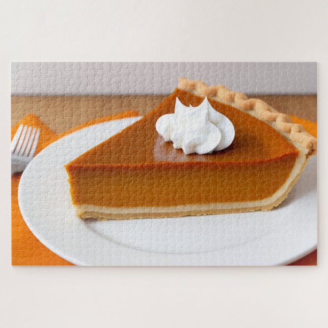 Pumpkin Pie Jigsaw Puzzle (Horizontal)