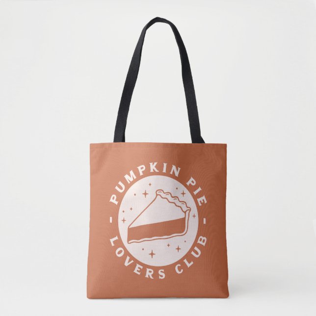 Pumpkin Pie Lovers Club Tote Bag (Front)