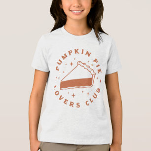Pumpkin Pie Lovers Club Tri-Blend Shirt