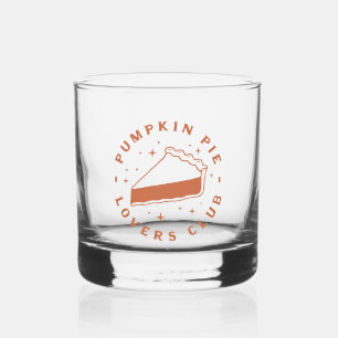 Pumpkin Pie Lovers Club Whiskey Glass