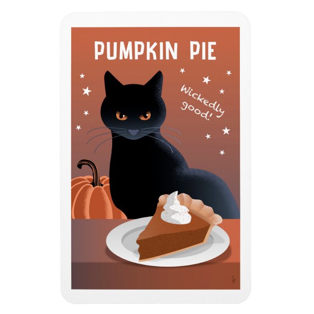 Pumpkin Pie Magnet (Vertical)