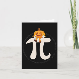 Pumpkin Pie Math Funny Halloween Card