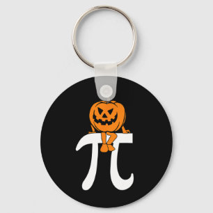 Pumpkin Pie Math Funny Halloween Thanksgiving Pi D Key Ring