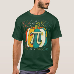 Pumpkin Pie Math Funny Halloween Thanksgiving Pi D T-Shirt