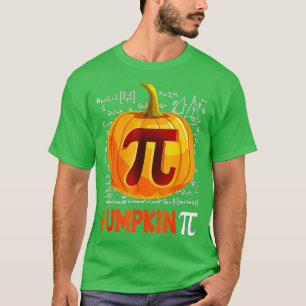 Pumpkin Pie Math Funny Halloween Thanksgiving Pi T-Shirt