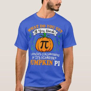 Pumpkin Pie Math Funny Halloween Thanksgiving Pi T-Shirt