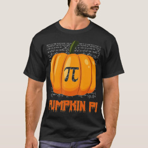 Pumpkin Pie Math Funny Halloween Thanksgiving Pi T-Shirt
