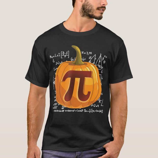 Pumpkin Pie Math Shirt Funny Halloween Thanksgivin (Front)