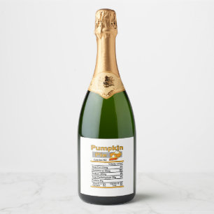 Pumpkin Pie Nutrition Facts Family Thanksgiving Co Sparkling Wine Label