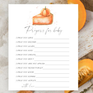 Pumpkin pie - Party game   prayers for baby game