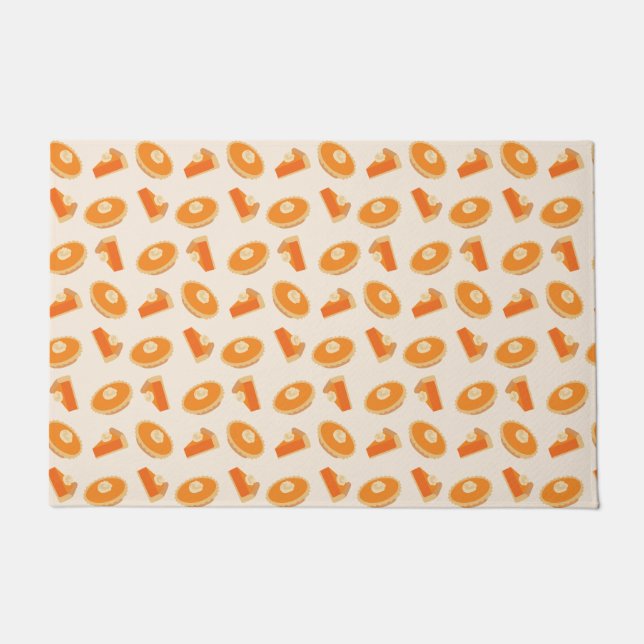Pumpkin Pie Pattern Doormat (Front)