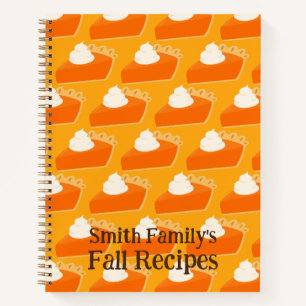 Pumpkin Pie Pattern Notebook
