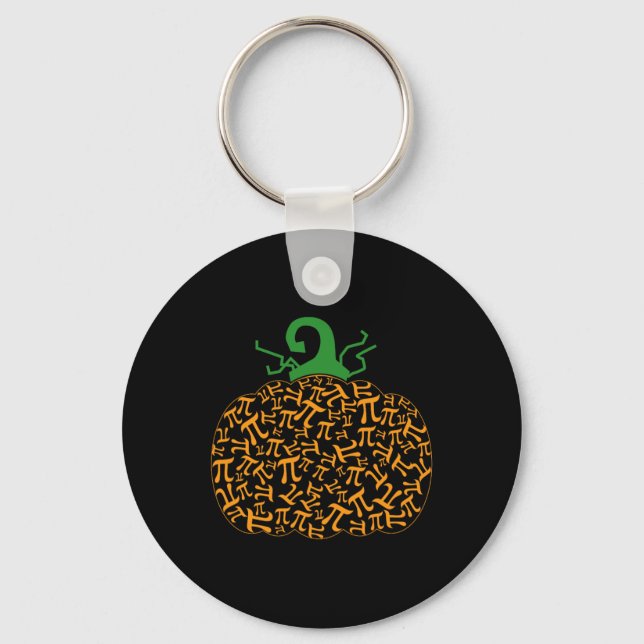 Pumpkin Pie Pi Day 3.14 Symbol Geek Stem Math Teac Key Ring (Front)