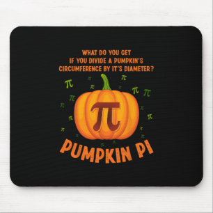 Pumpkin Pie Pi Math Teacher Shirt Funny Halloween  Mouse Mat