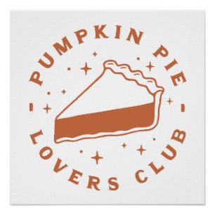 Pumpkin pie quotes cute fall season aesthetic poster