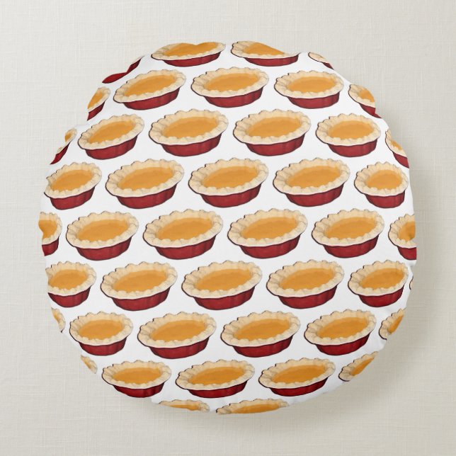 Pumpkin Pie Round Cushion (Front)