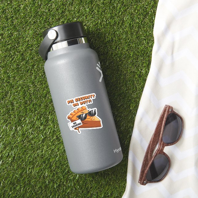 Pumpkin Pie Security Guard Funny Thanksgiving Over (HydroFlask Insitu)