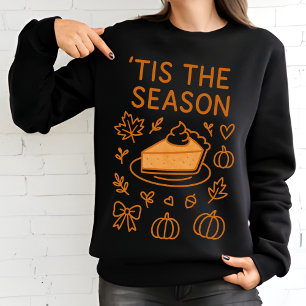 Pumpkin Pie Slice Cosy Thanksgiving Fall Sweatshirt