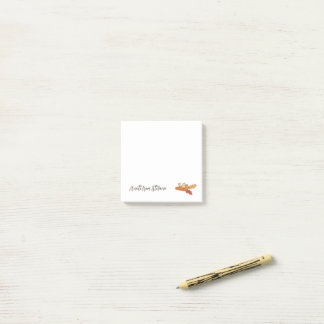 Pumpkin pie small personalised post-it notes