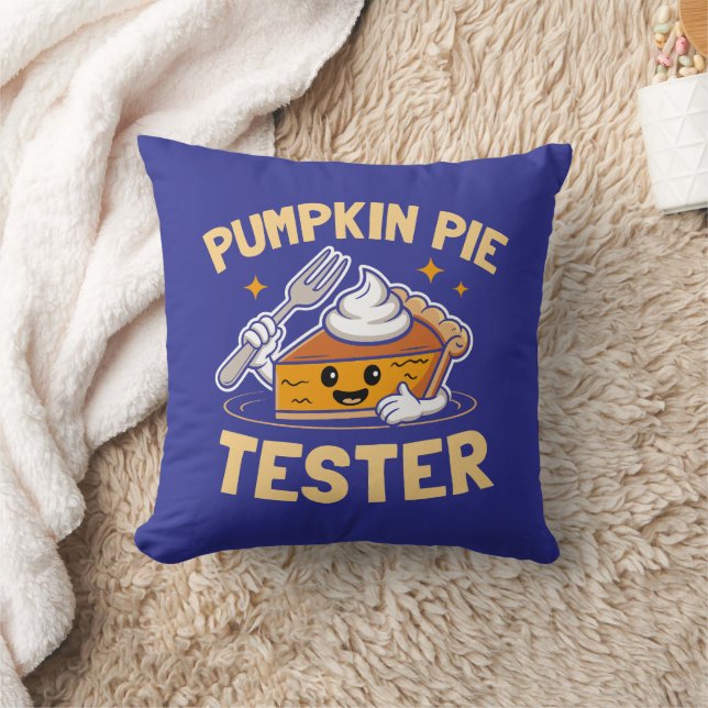 Pumpkin Pie Tester Thanksgiving Cushion (Blanket)
