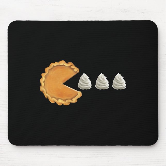 Pumpkin Pie Thanksgiving Day Fun  Mouse Mat (Front)