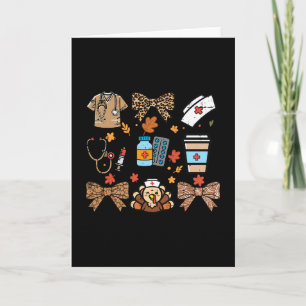Pumpkin Pie Thanksgiving Day Funny Shirt Card