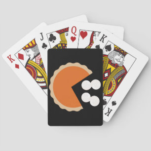 Pumpkin Pie Thanksgiving Humour Pumpkin Season Playing Cards