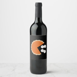 Pumpkin Pie Thanksgiving Humour Pumpkin Season Wine Label