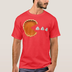 Pumpkin Pie Whipped Cream Video Game Thanksgiving T-Shirt