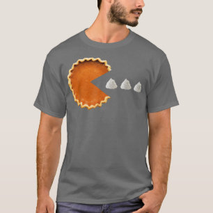 Pumpkin Pie Whipped Cream Video Game Thanksgiving T-Shirt