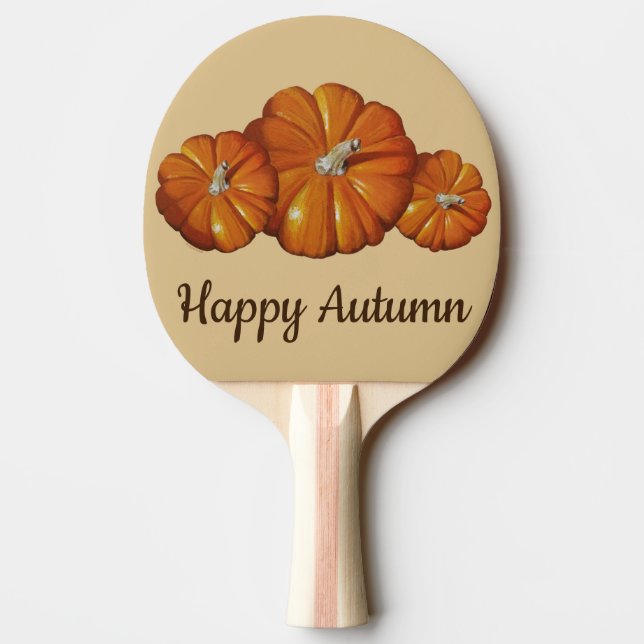 Pumpkin Ping Pong Paddle (Back)