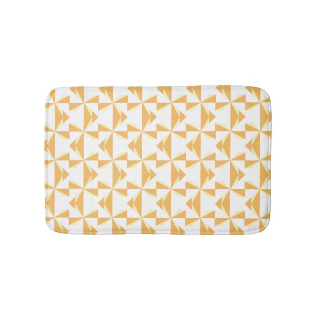 Pumpkin Pinwheels Bath Mat (Front)