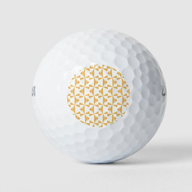 Pumpkin Pinwheels Golf Balls (Front)