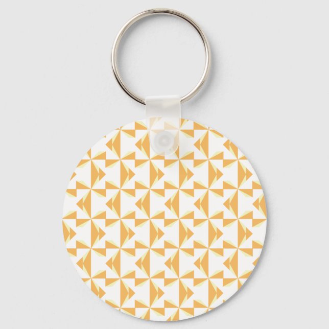 Pumpkin Pinwheels Key Ring (Front)
