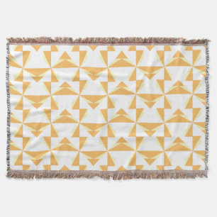 Pumpkin Pinwheels Throw Blanket