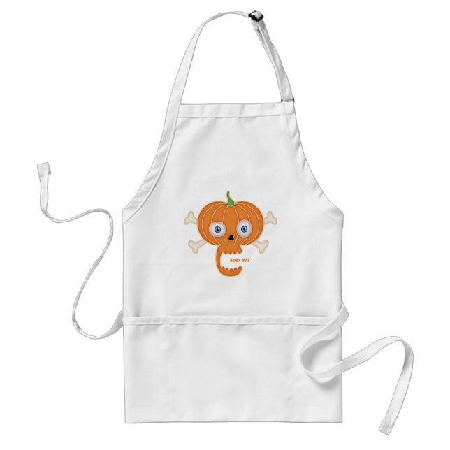 Pumpkin Pirate -Boo Ya! Standard Apron (Front)