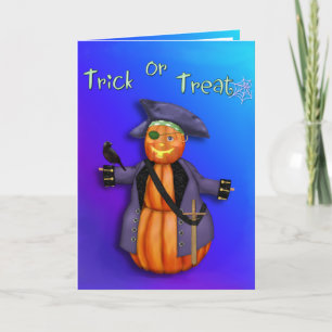 Pumpkin Pirate Card