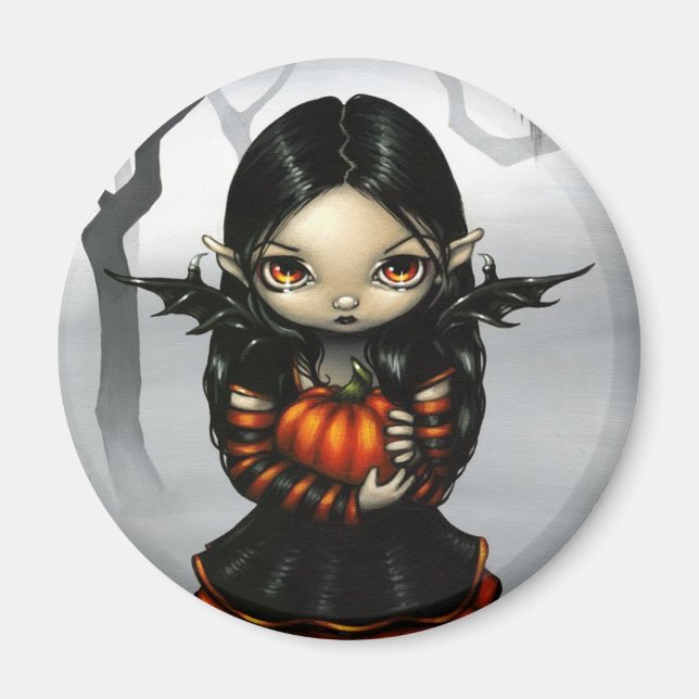 Pumpkin Pixie Magnet (Front)