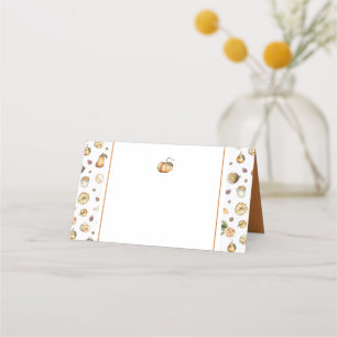Pumpkin Place Card