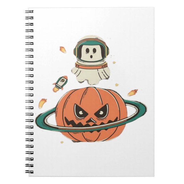 Pumpkin Planet  Notebook (Front)