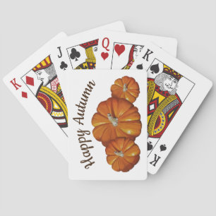 Pumpkin Playing Cards