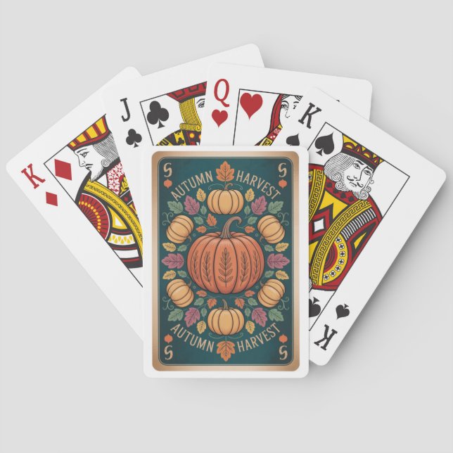 Pumpkin Playing Cards 02 (Back)