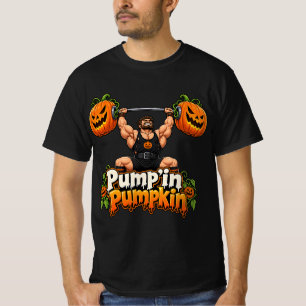 Pumpkin Powerhouse – Halloween Fitness Freaks T-Shirt