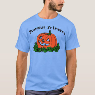 PUMPKIN PRINCESS Funny Halloween Creepy Scary Jack T-Shirt