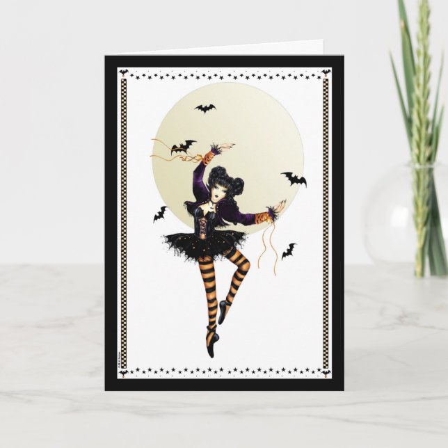 Pumpkin Princess Halloween Card (Front)